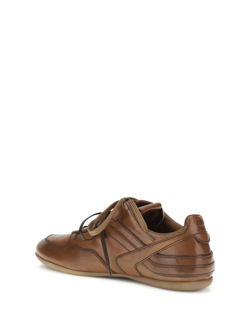 Brown Allacciate Sneakers 3