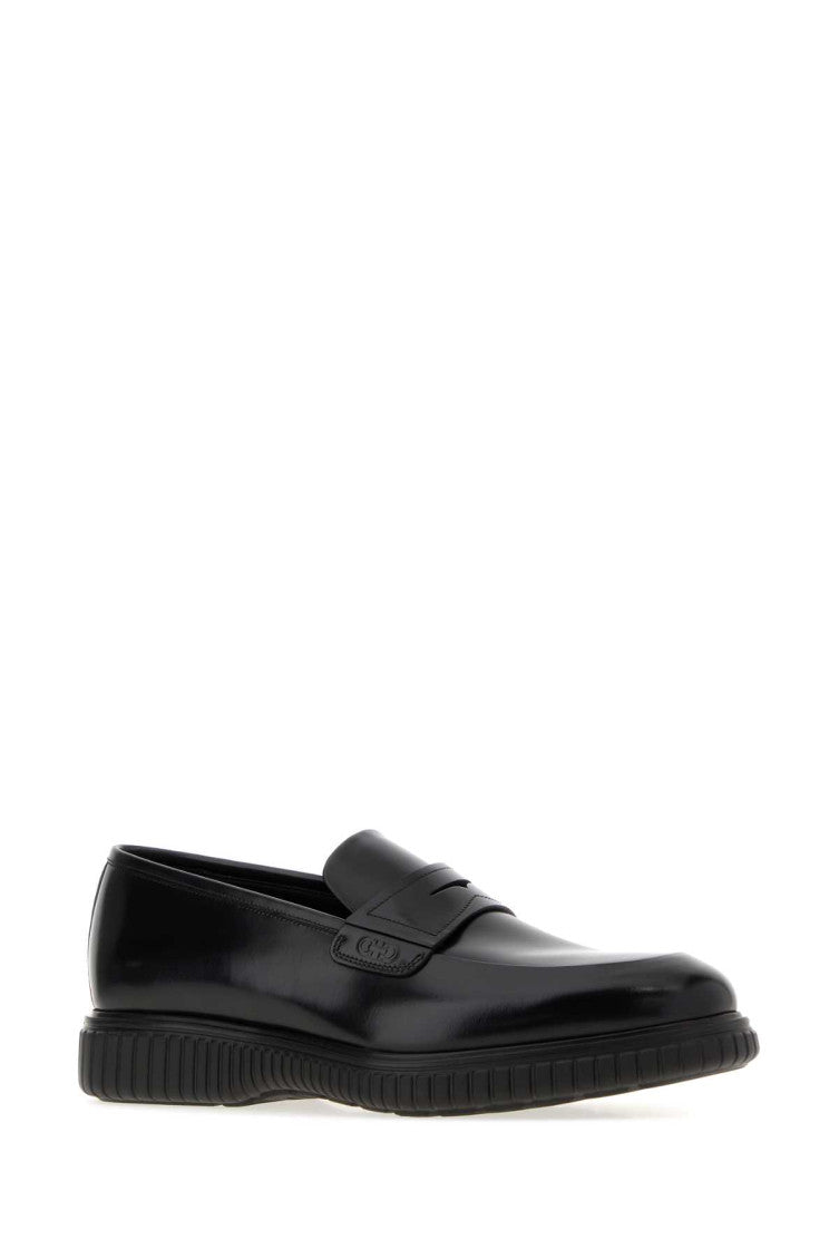 Black Leather Loafers 2