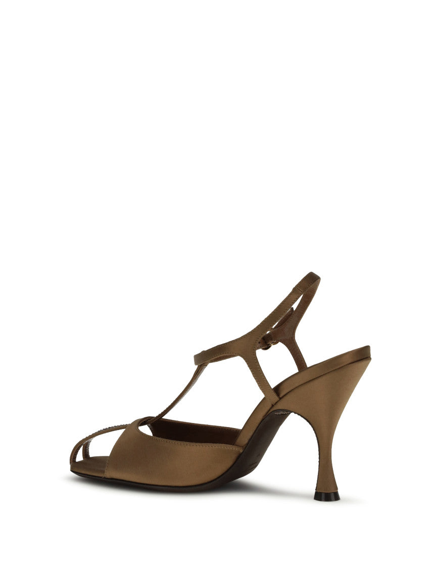 Brown Ankle-strap Heels 3
