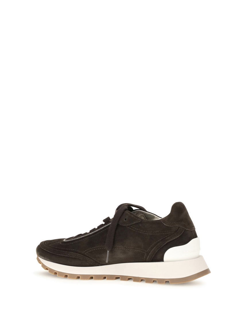 Brown Lace-up Sneakers 3