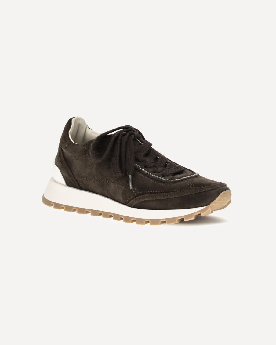 Brown Lace-up Sneakers 6