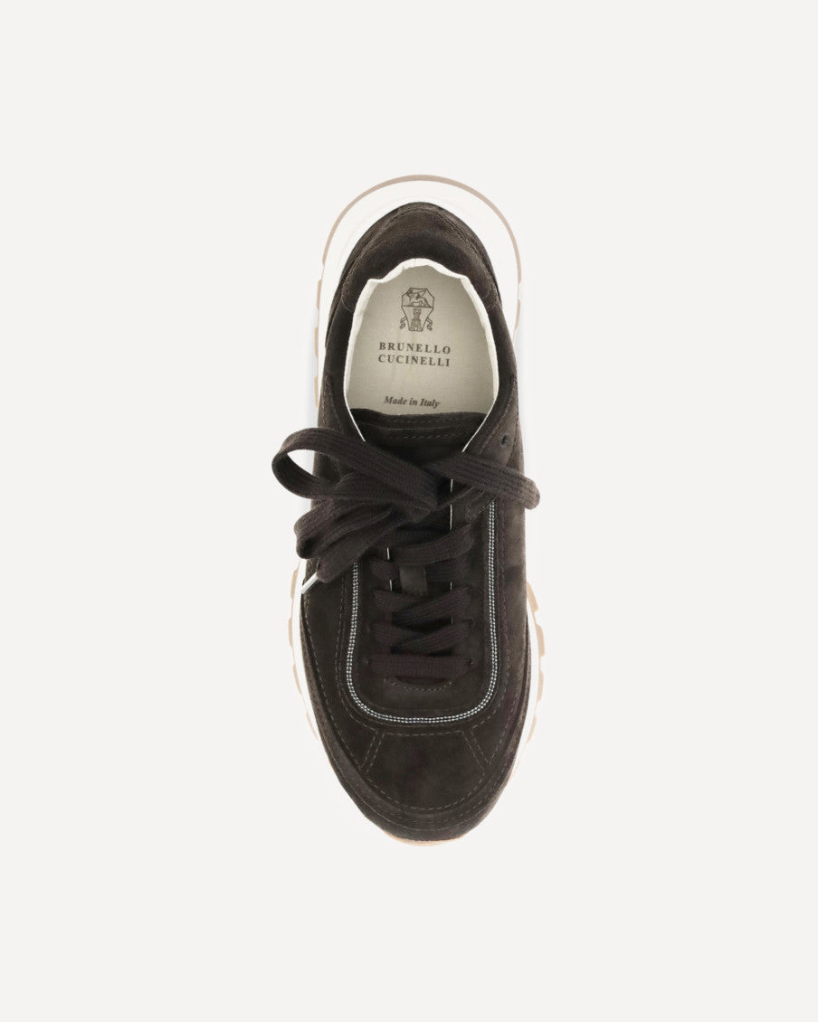 Brown Lace-up Sneakers 8