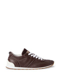 Brown Leather Sneakers 1