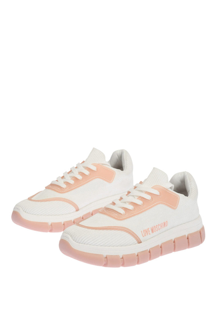 Pink Two-Tone Sneakers 2