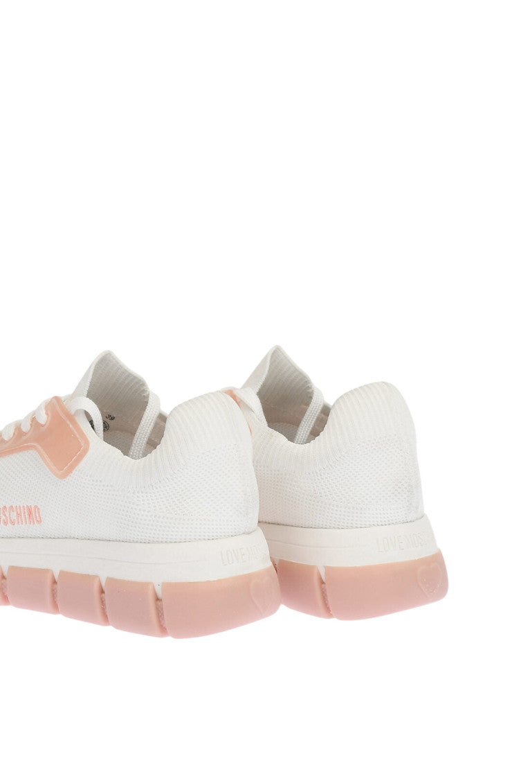 Pink Two-Tone Sneakers 3