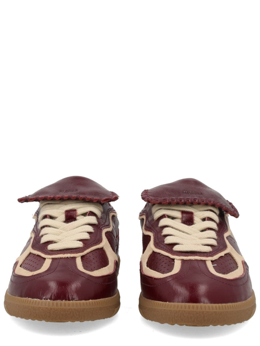 Brown Round-toe Sneakers 3