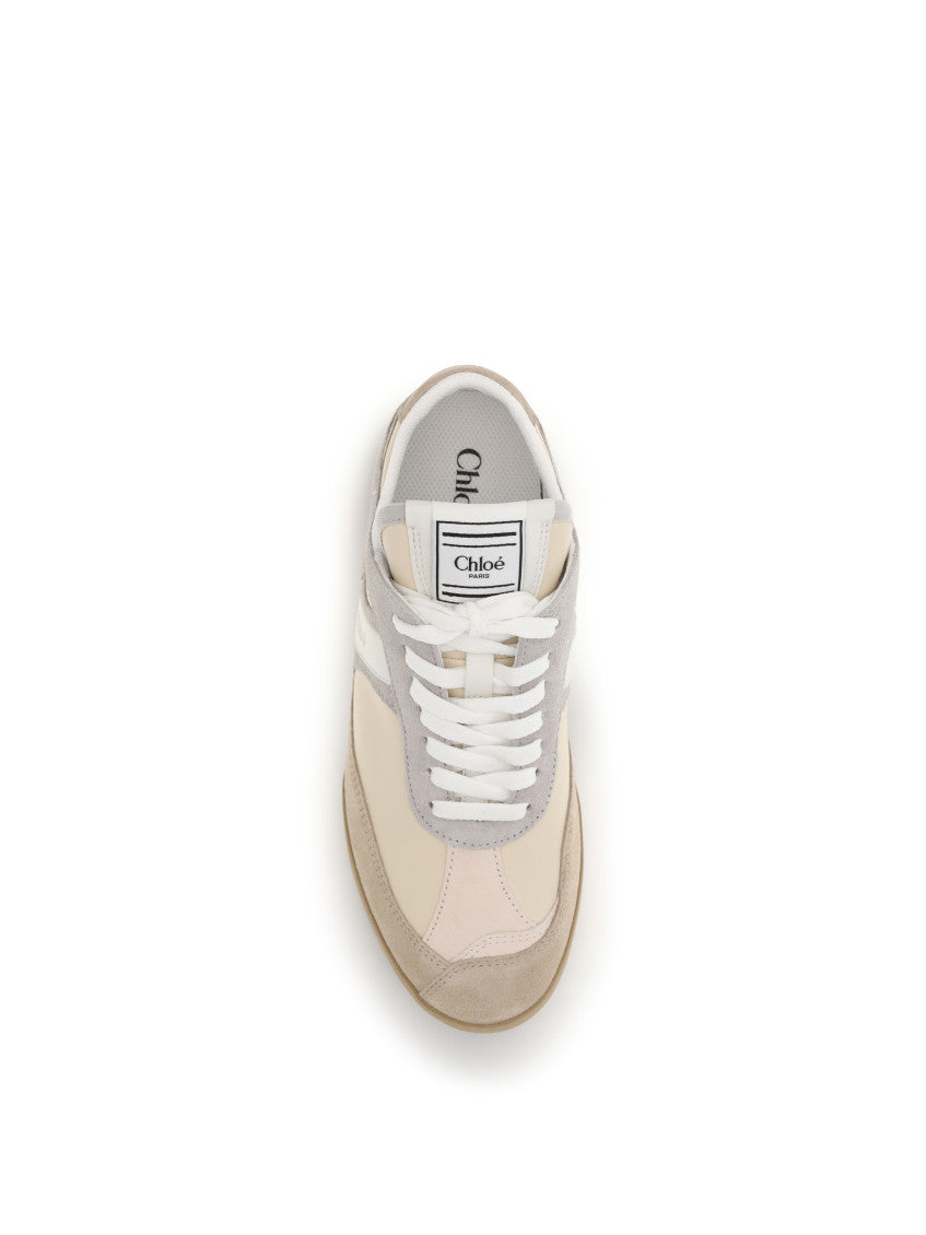 Beige Kick Sneakers 4