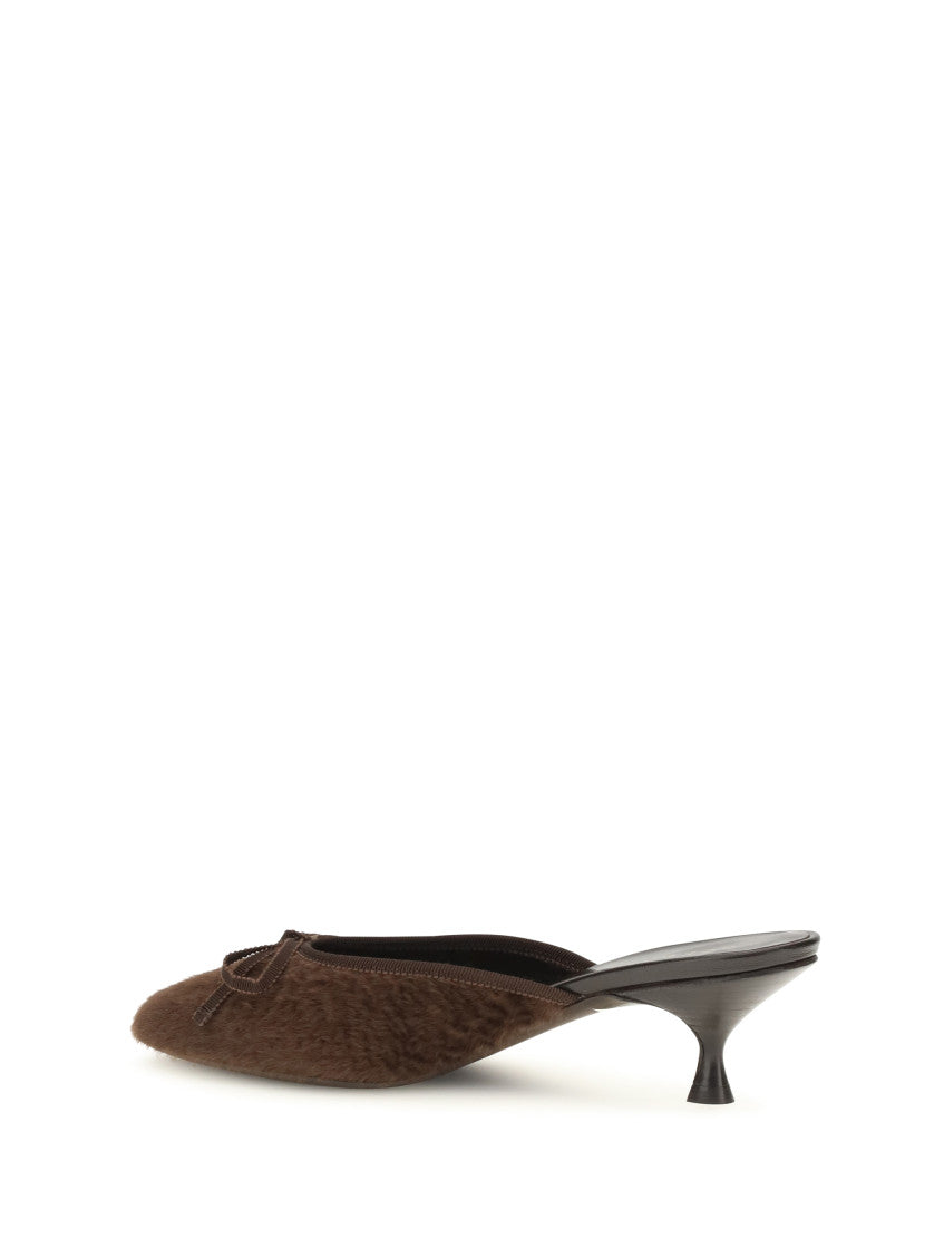 Brown Slip-on Mules 3