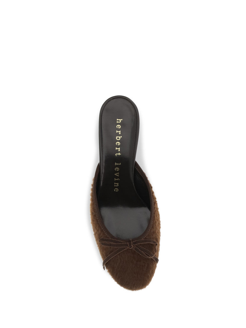Brown Slip-on Mules 4