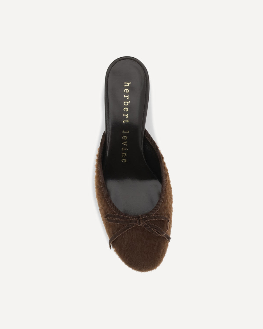 Brown Slip-on Mules 8