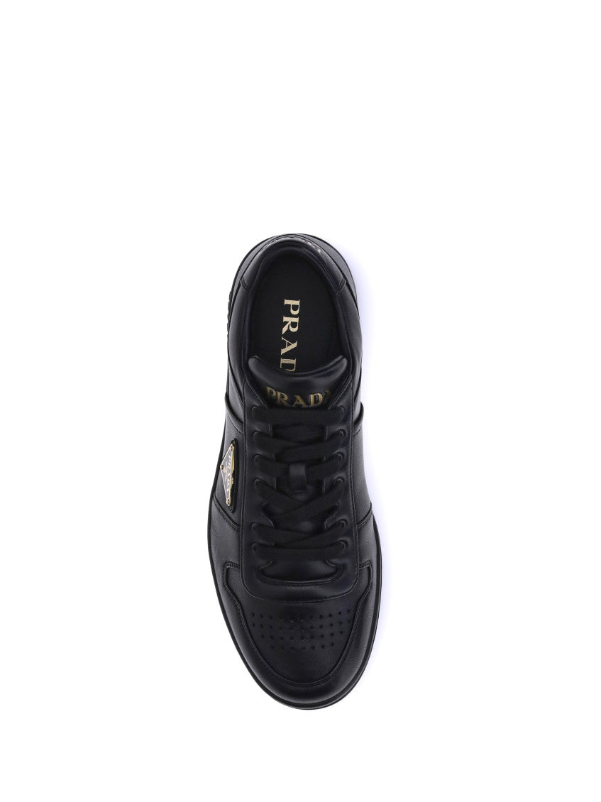 Black Logo Downtown Sneakers 4