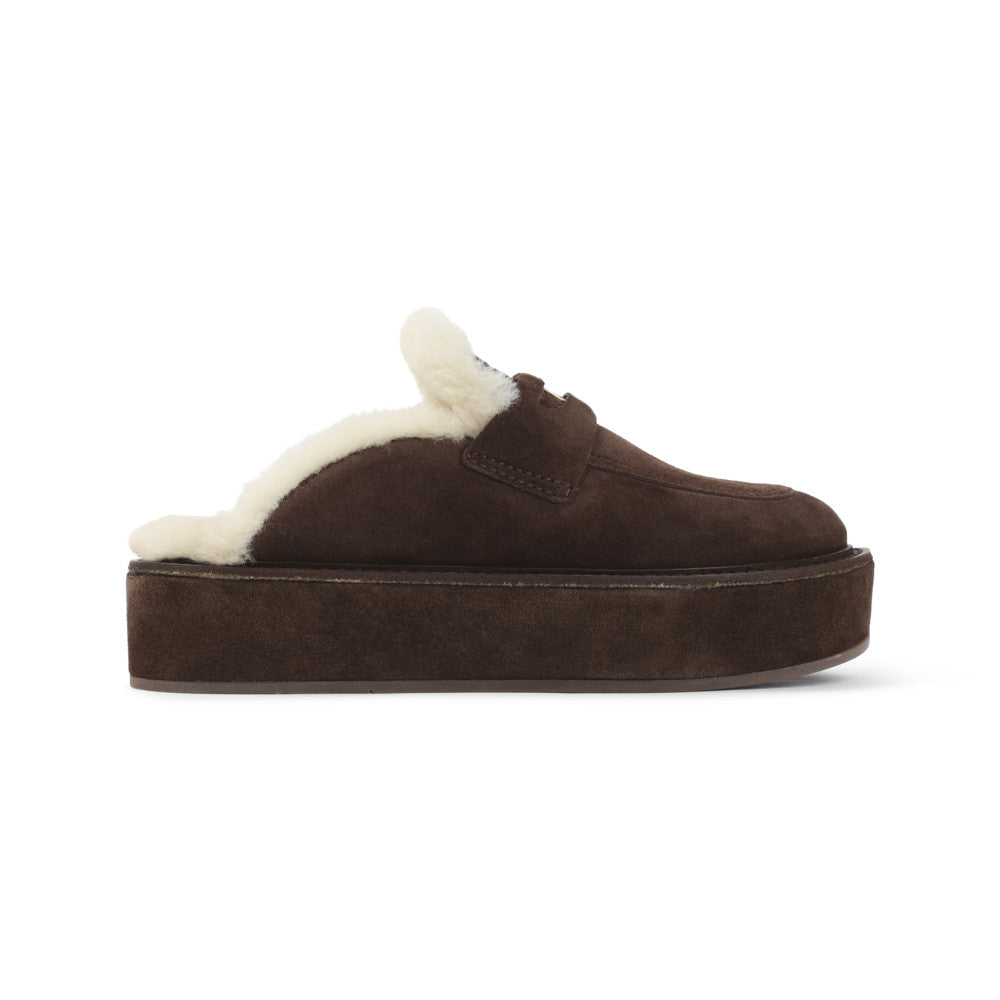 Brown Moro Suede Mules 1