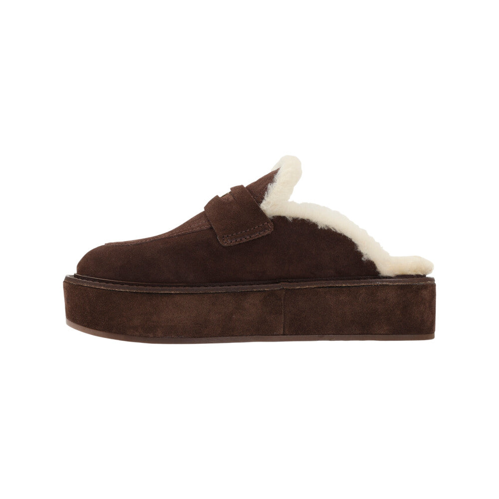 Brown Moro Suede Mules 2