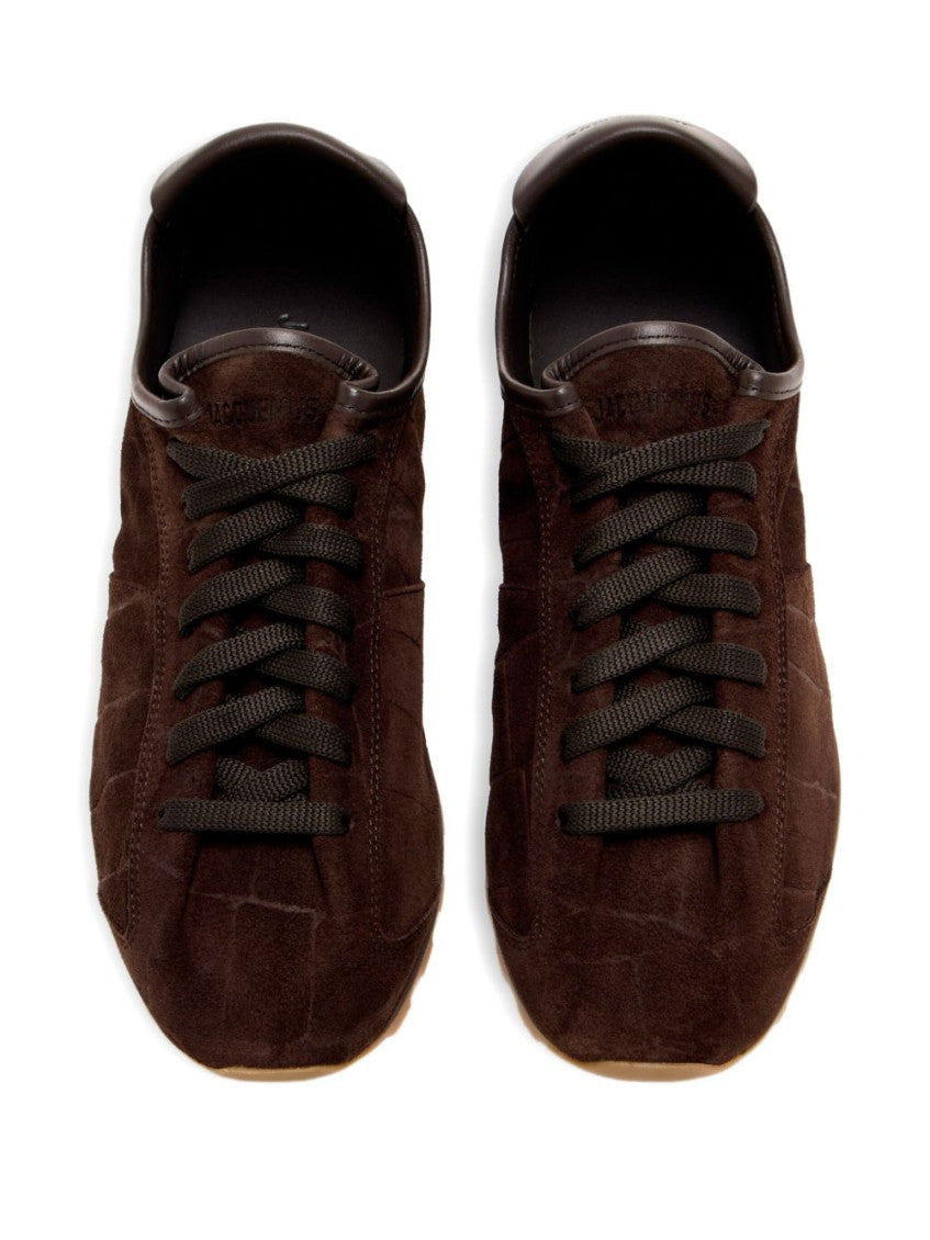 Brown Lace-up Sneakers 3