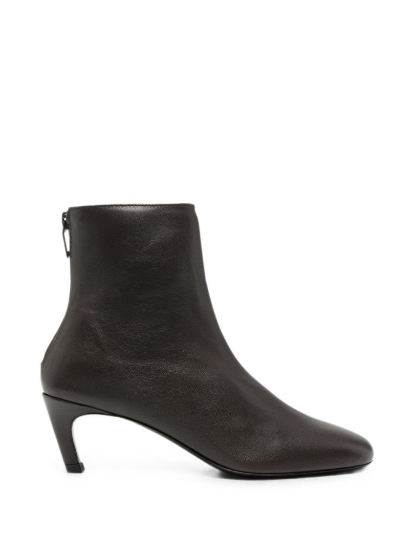 Brown Leather Ankle Boots 1