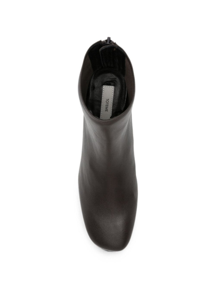 Brown Leather Ankle Boots 4