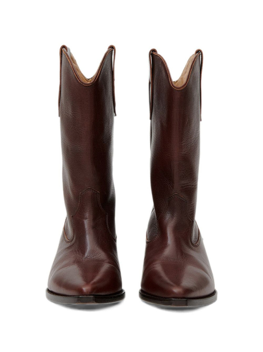 Brown Duerto Leather Boots 2
