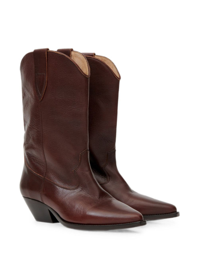 Brown Duerto Leather Boots 4