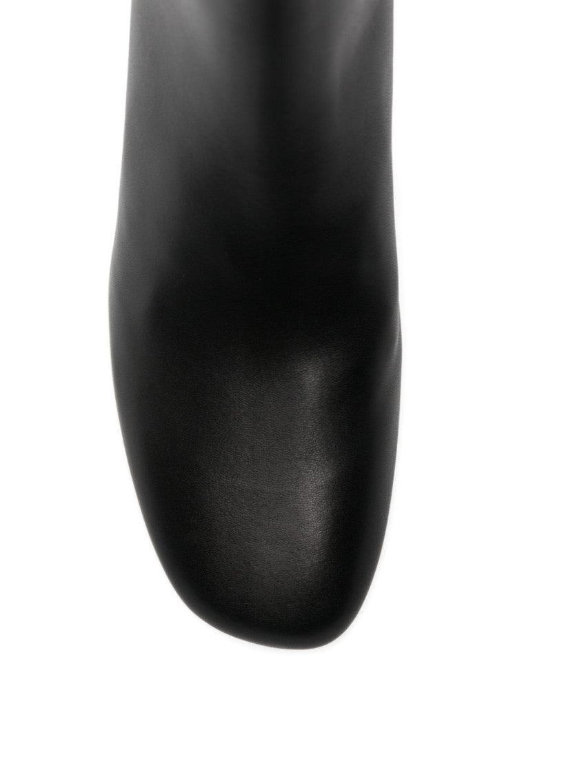 Black Leather ankle boots 3
