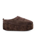Brown Alaska Suede Mules 1