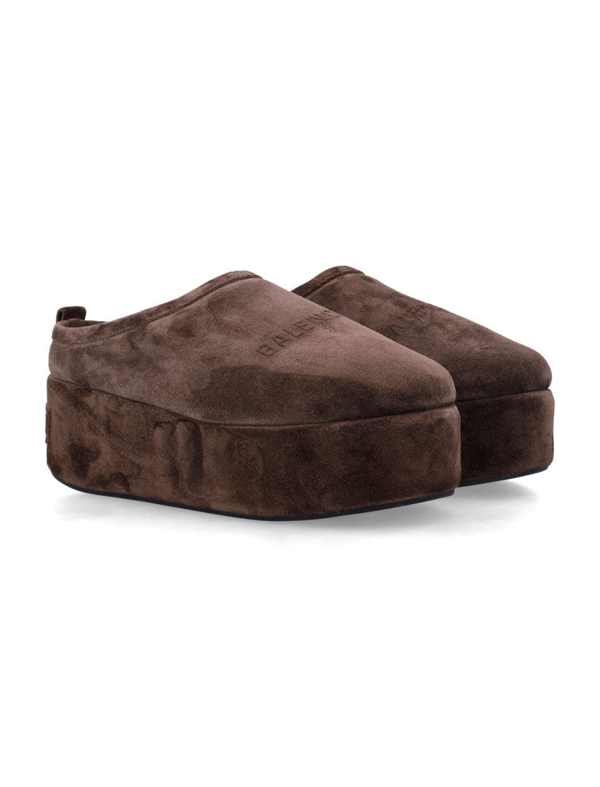 Brown Alaska Suede Mules 2