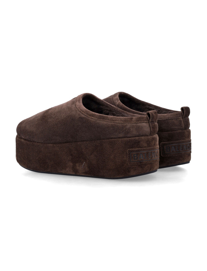 Brown Alaska Suede Mules 3