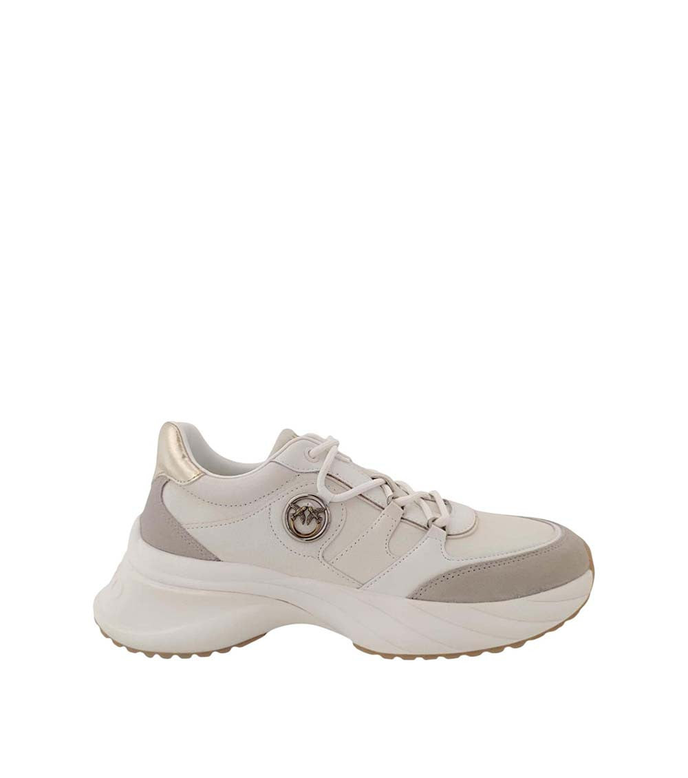 White Logo Ariel Sneakers 1