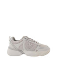 White Lace-up Sneakers 1