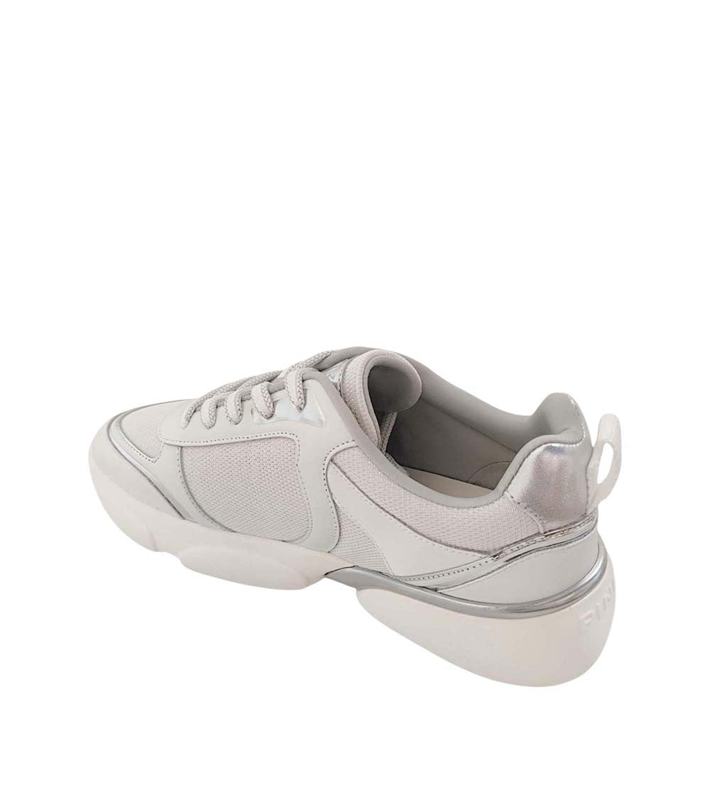 White Lace-up Sneakers 2