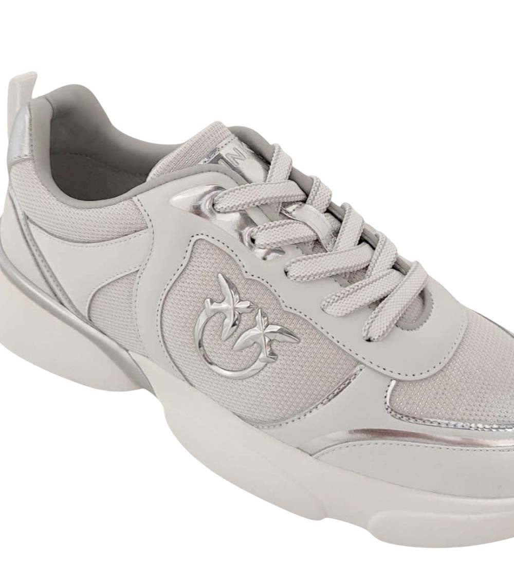 White Lace-up Sneakers 3