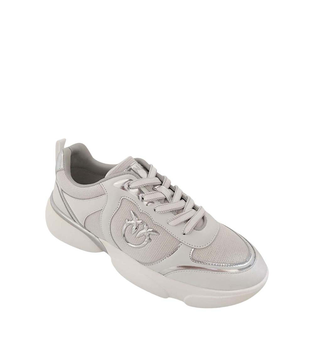 White Lace-up Sneakers 4