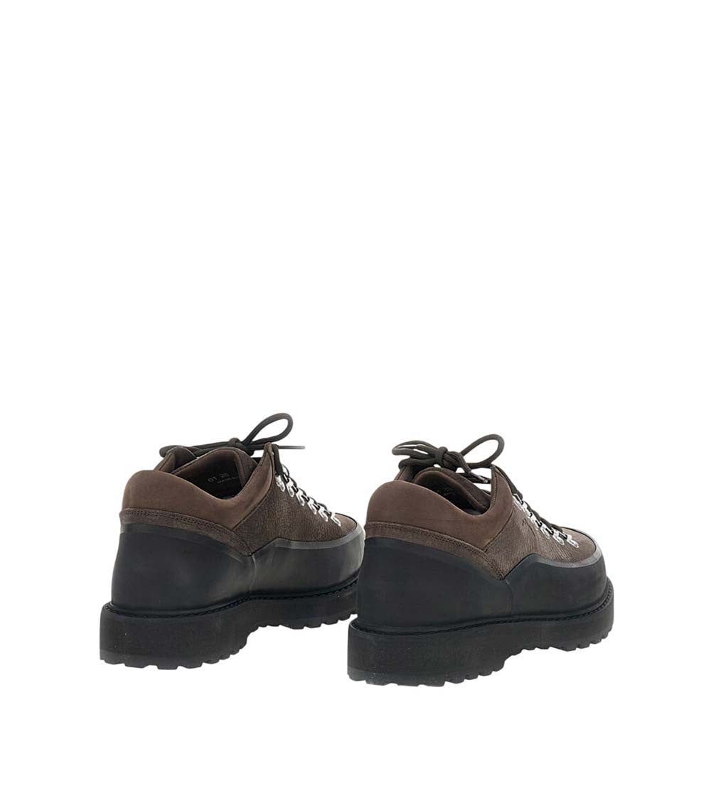 Dark Brown Leather Sneakers 3
