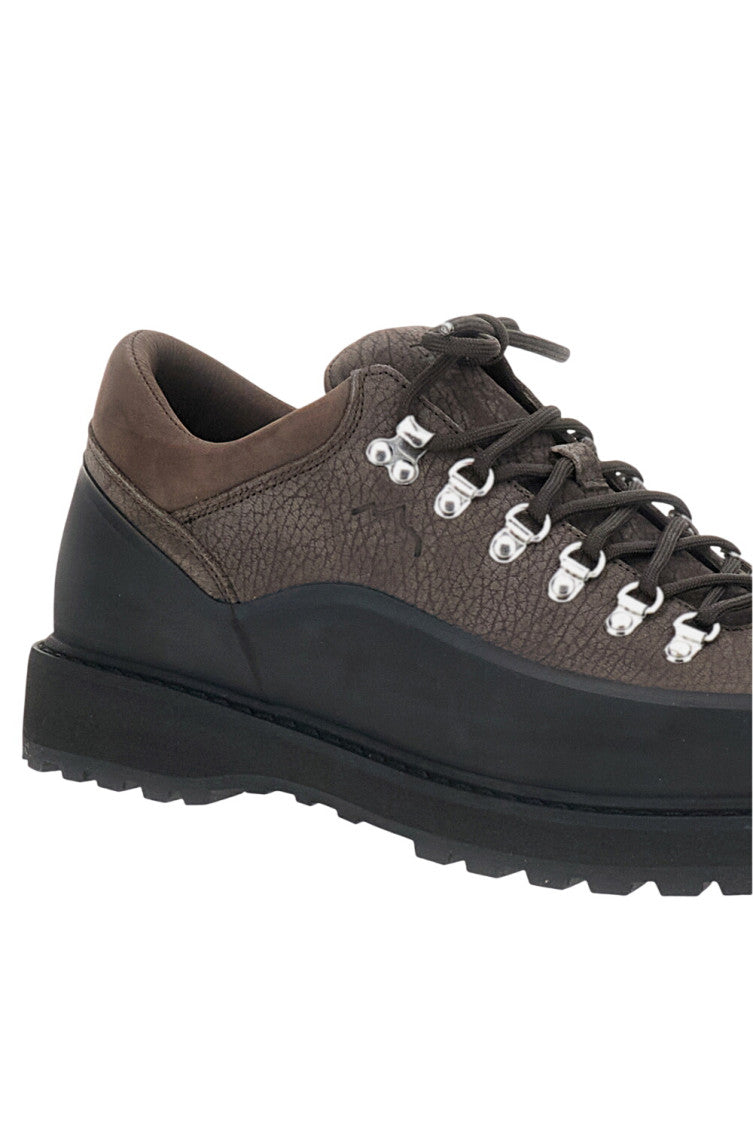 Dark Brown Leather Sneakers 4