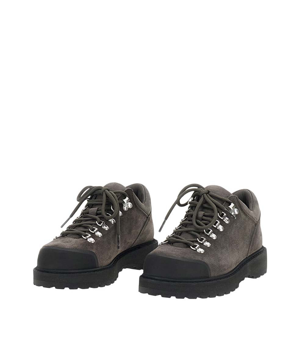 Grey Lace-up Sneakers 2
