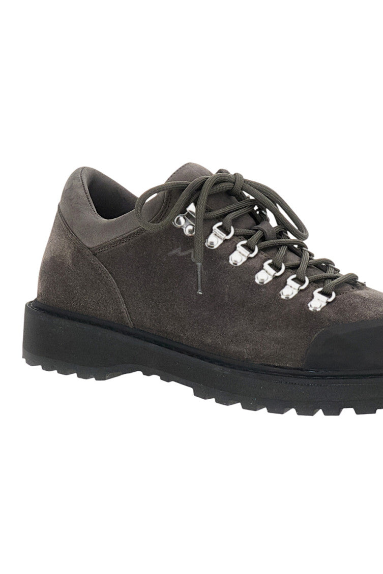Grey Lace-up Sneakers 4