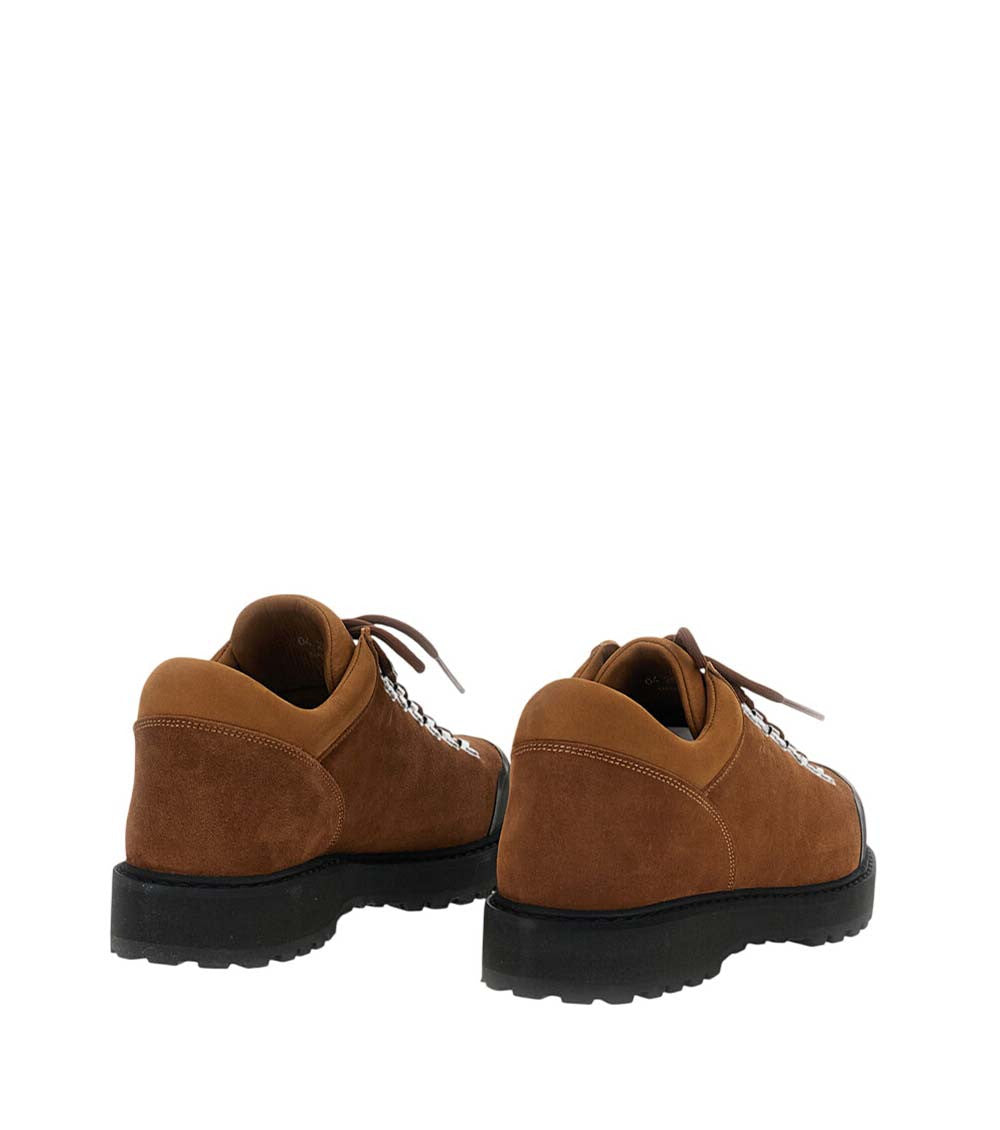 Dark Brown Leather Sneakers 3