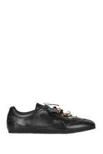 Black Leather Sneakers 1