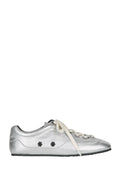 Silver Leather Sneakers 1