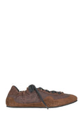 Dark Brown Suede Sneakers 1