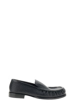 Black Leather Loafers 1