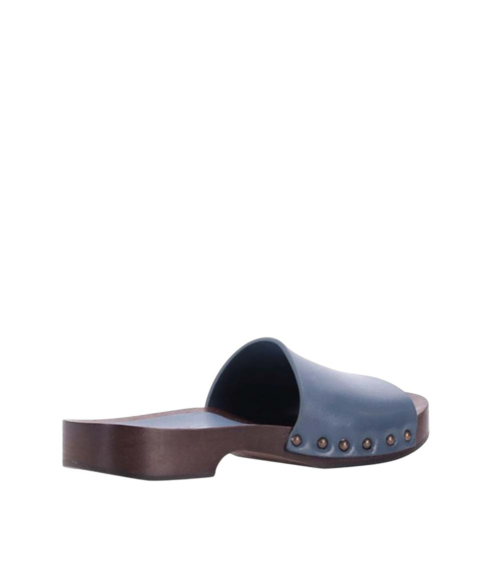 Blue Slip-on Sandals 2
