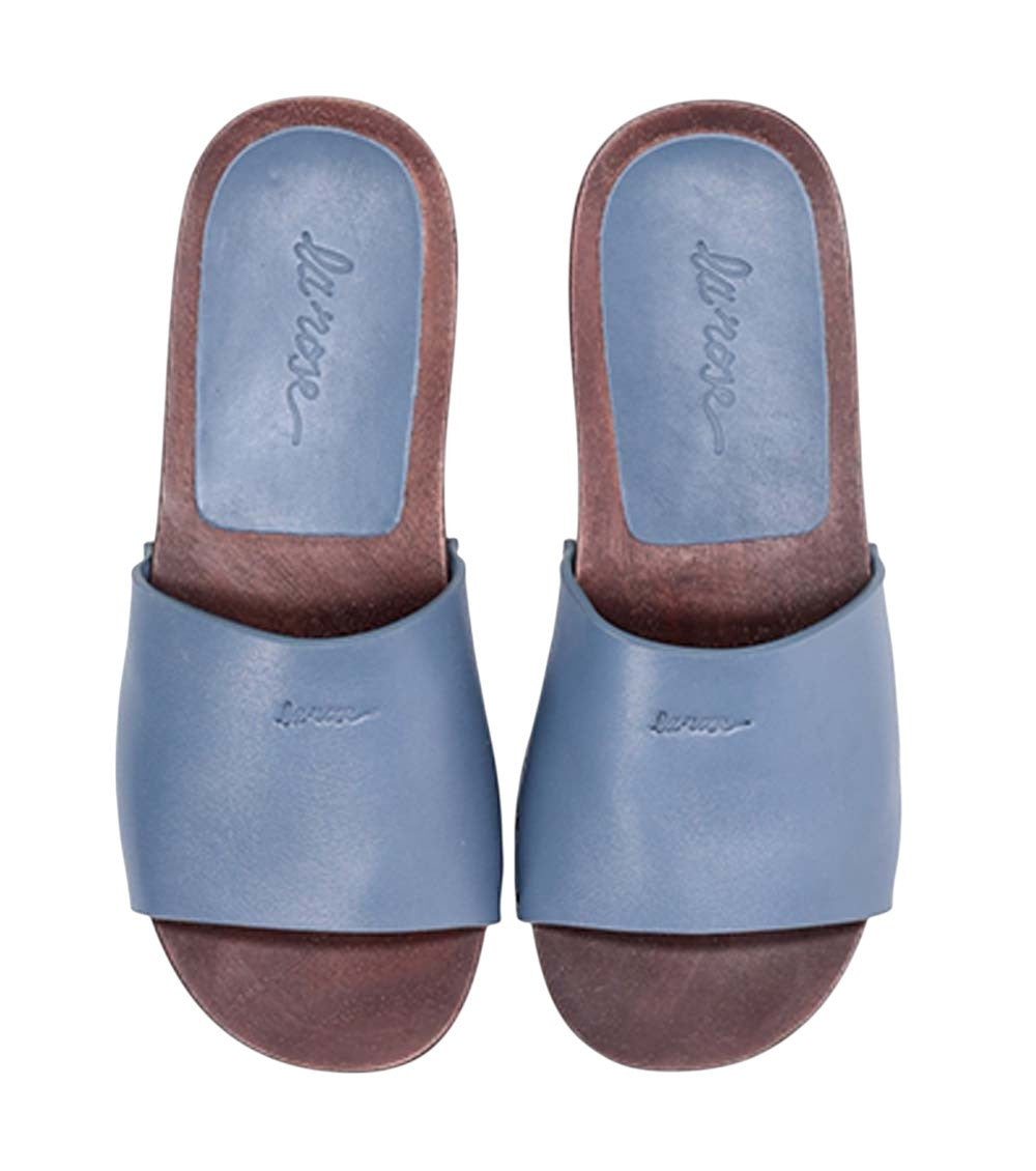 Blue Slip-on Sandals 3