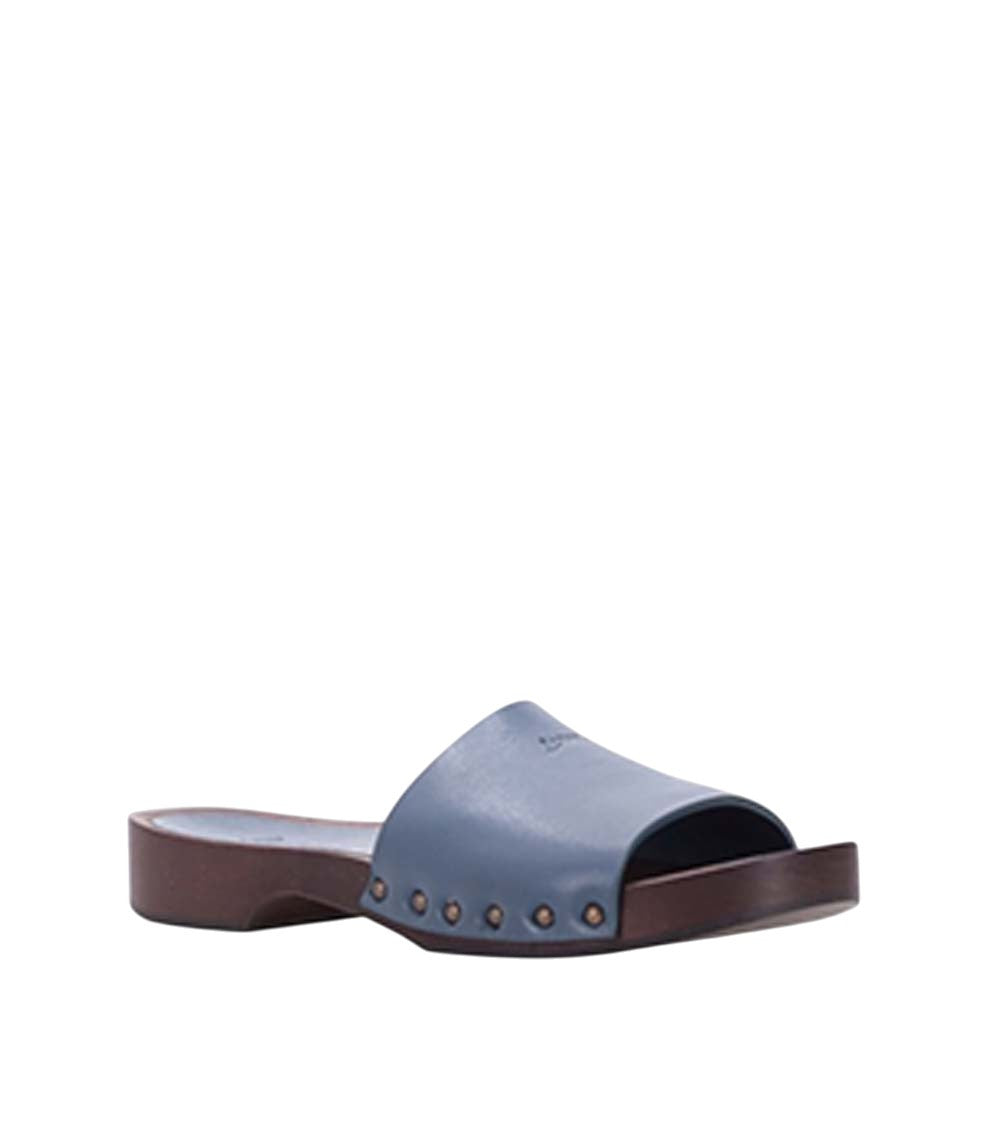 Blue Slip-on Sandals 4
