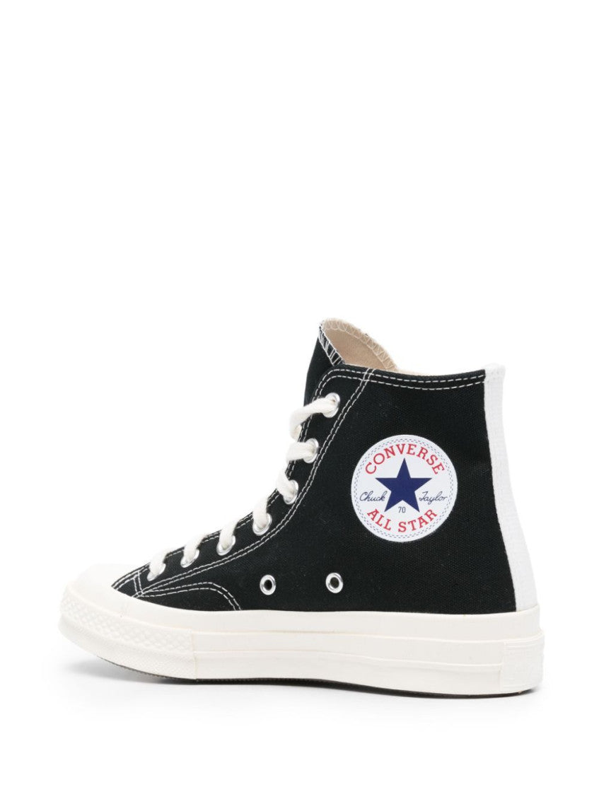 Black Heart High Top Sneakers 3