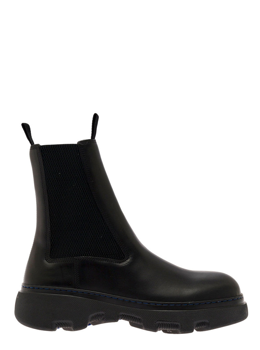 Black Slip-On Chelsea Boots 1