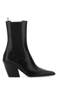 Black Leather Ankle Boots 1