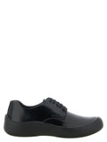 Black Leather Lace-Up Shoes 1