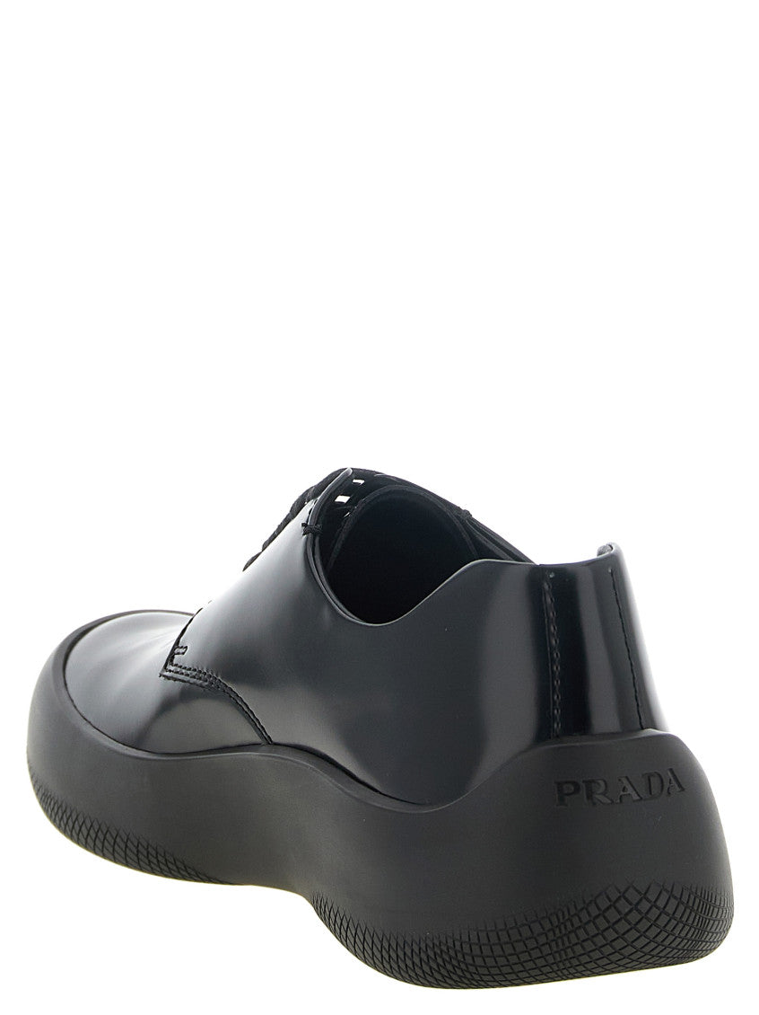 Black Leather Lace-Up Shoes 3