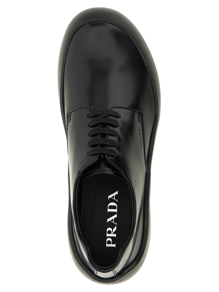 Black Leather Lace-Up Shoes 4
