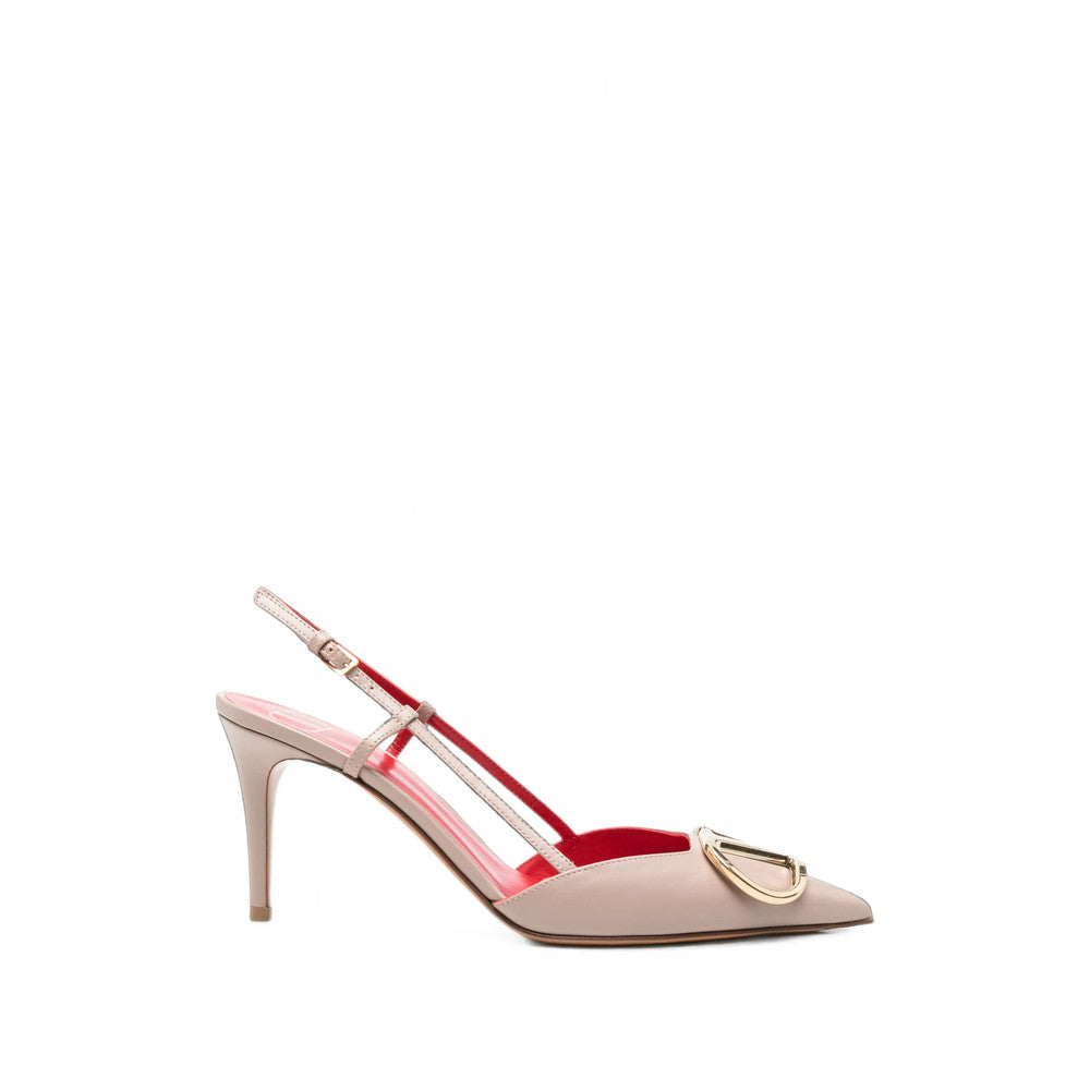 Pink V-Logo Pumps 1
